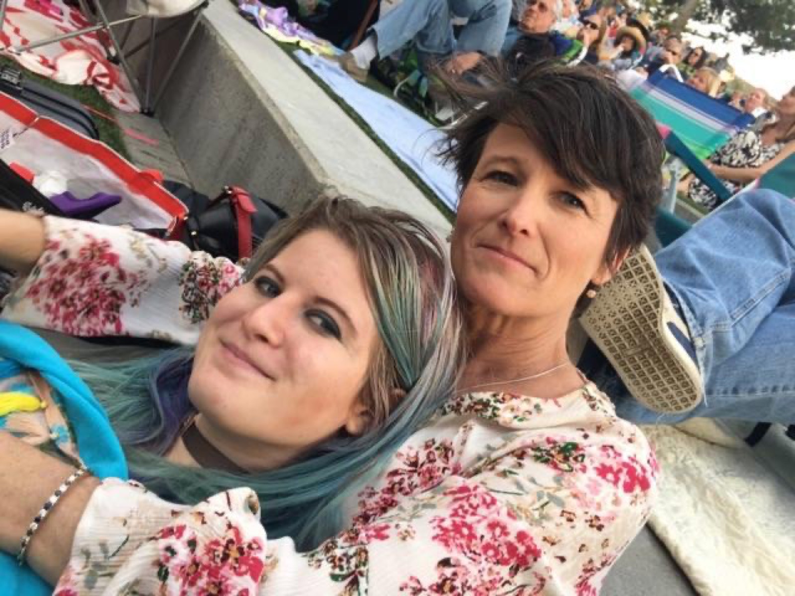 Emily with her mother, Carol