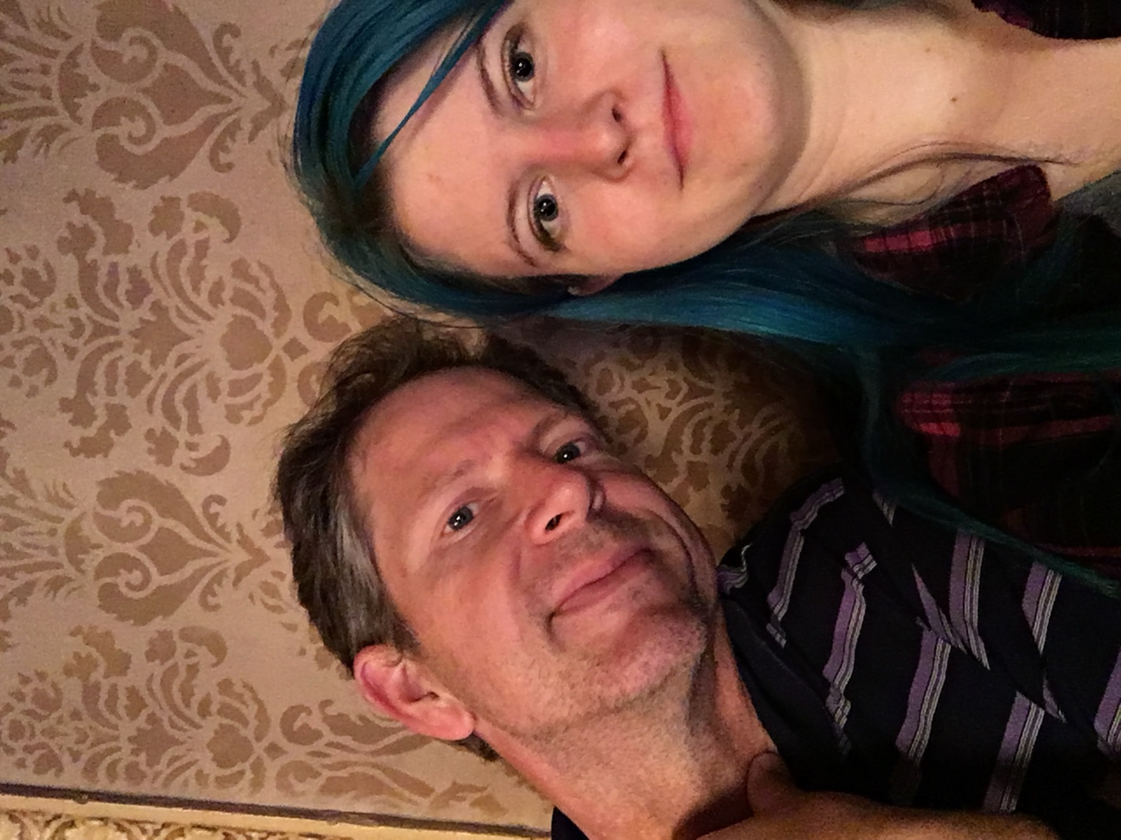 Emily with her father, Ken